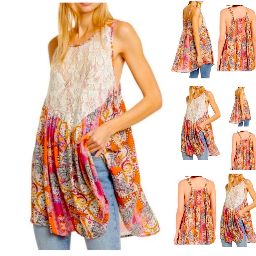 Free People Boho Trapeze Tunic